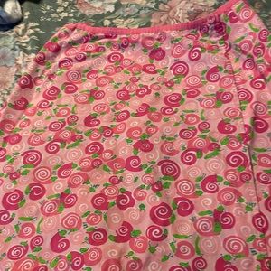 Lily Pulitzer wrap skirt.